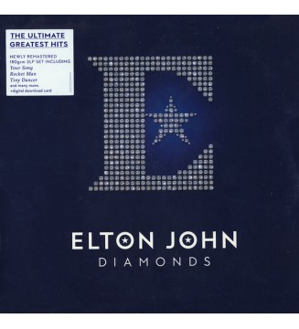 Elton John - Diamonds (2xLP, Comp, RM, Gat) mesvinyles.fr