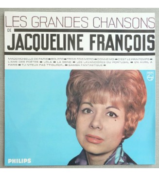 Jacqueline Francois* - Les Grandes Chansons de Jacqueline François (LP, Comp) mesvinyles.fr