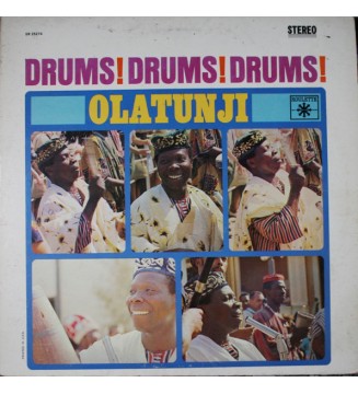 Olatunji* - Drums! Drums! Drums! (LP, Album) mesvinyles.fr