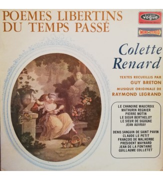Colette Renard - Poemes Libertins Du Temps Passé (LP, Album) mesvinyles.fr