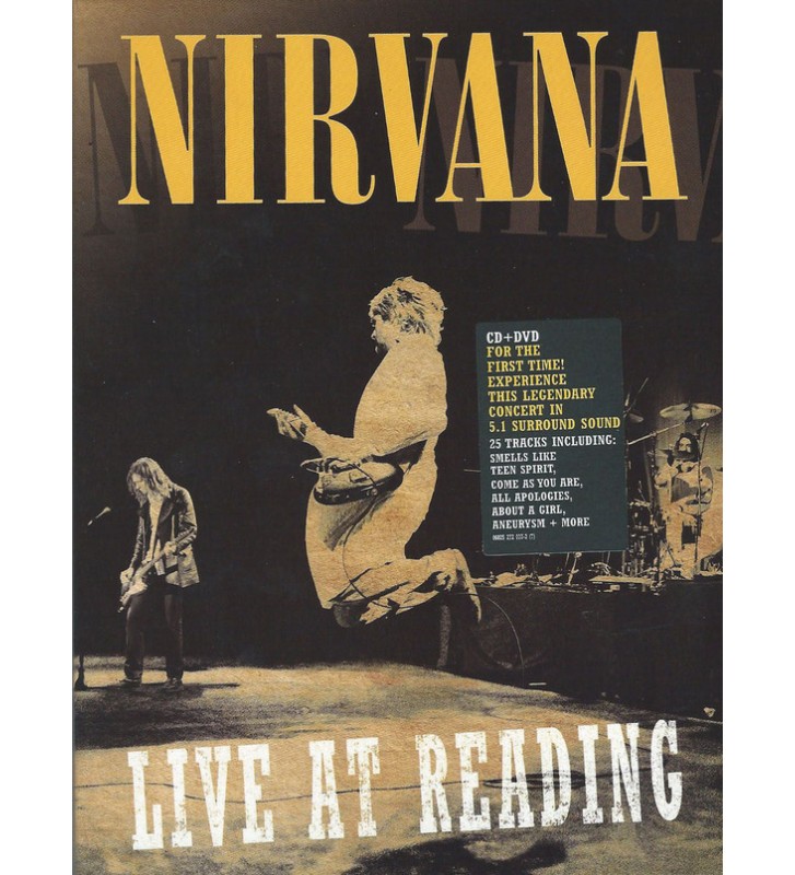 Nirvana - Live At Reading (CD + DVD-V, Multichannel, Reg) mesvinyles.fr