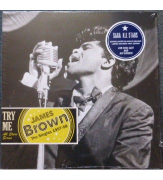 James Brown - Try Me - The Singles 1957-58 (LP, Comp, Ltd, RM, Yel) mesvinyles.fr