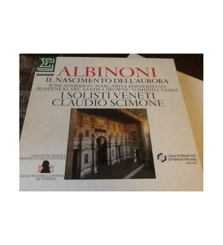 Albinoni*, I Solisti Veneti, Claudio Scimone - Il Nascimento Dell''Aurora (2xLP + Box) mesvinyles.fr