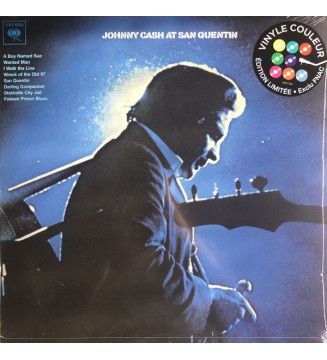 Johnny Cash - Johnny Cash At San Quentin (LP, Album, RE, 140)  mesvinyles.fr