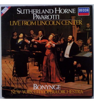 Bonynge*, Sutherland*, Horne*, Pavarotti*, New York City Opera Orchestra - Live From Lincoln Center (2xLP) mesvinyles.fr