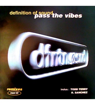 Definition Of Sound - Pass The Vibes (12', Promo) mesvinyles.fr