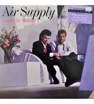 Air Supply - Hearts In Motion (LP, Album) mesvinyles.fr