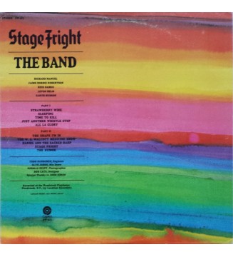 The Band - Stage Fright (LP, Album, RE) mesvinyles.fr