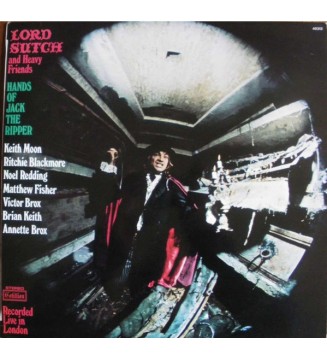 Lord Sutch And Heavy Friends - Hands Of Jack The Ripper (LP, Album) mesvinyles.fr