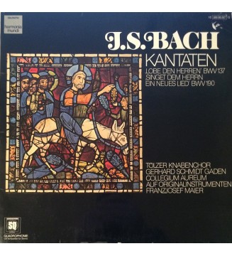 J.S. Bach* - Kantaten (LP, Album, Quad, gat) mesvinyles.fr