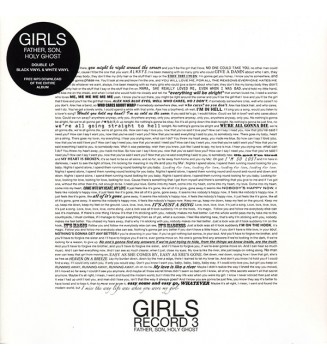 Girls (5) - Father, Son, Holy Ghost (LP, Bla + LP, Whi + Album) mesvinyles.fr