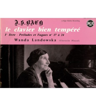 Wanda Landowska - Le clavier bien tempéré (LP, Album, Hig) mesvinyles.fr