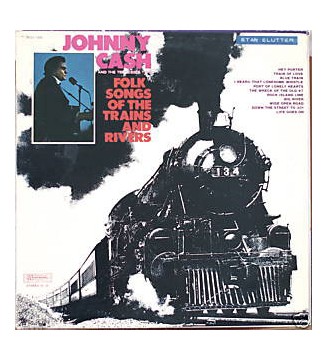 Johnny Cash & The Tennessee Two - Folk Songs Of The Trains And Rivers (LP, Comp, RE) mesvinyles.fr
