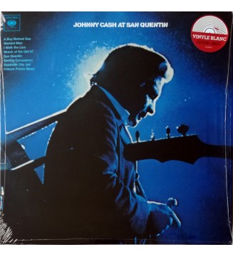Johnny Cash - Johnny Cash At San Quentin (LP, Album, RE, Whi) mesvinyles.fr