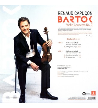 Bartók*, Renaud Capuçon, The London Symphony Orchestra, François-Xavier Roth - Violin Concerto No. 2 (LP) mesvinyles.fr