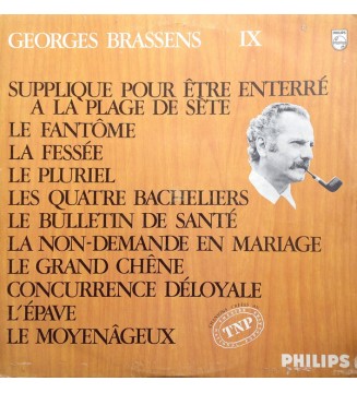 Georges Brassens - IX (LP, Album, Ⓢ) mesvinyles.fr