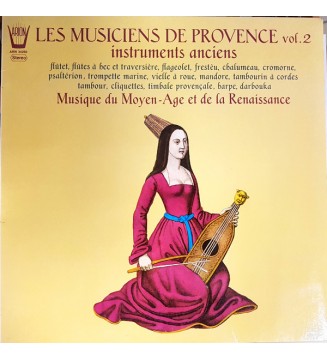 Les Musiciens De Provence - Vol. 2 - Musique Du Moyen-Age Et De La Renaissance - Instruments Anciens (LP, Album) mesvinyles.fr