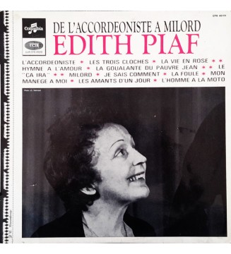 Edith Piaf - De L'Accordeoniste A Milord (LP, Comp) used mesvinyles.fr