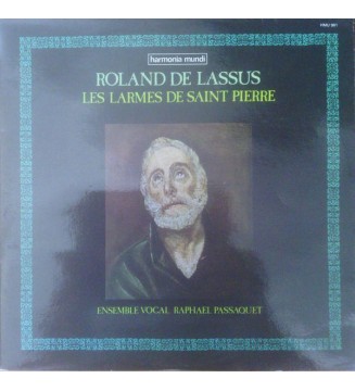 Roland De Lassus / Ensemble Vocal Raphaël Passaquet - Les Larmes De Saint Pierre (Lagrime Di San Pietro) (2xLP, Album) mesvinyles.fr